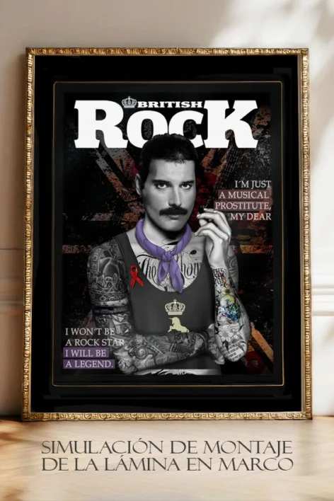 LAMINA FREDDIE MERCURY