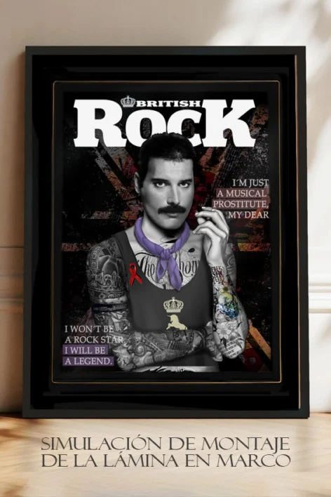 LAMINA FREDDIE MERCURY