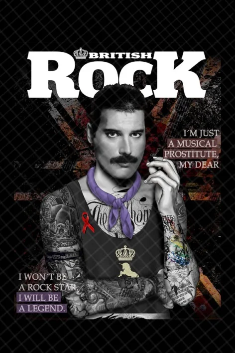 LAMINA FREDDIE MERCURY