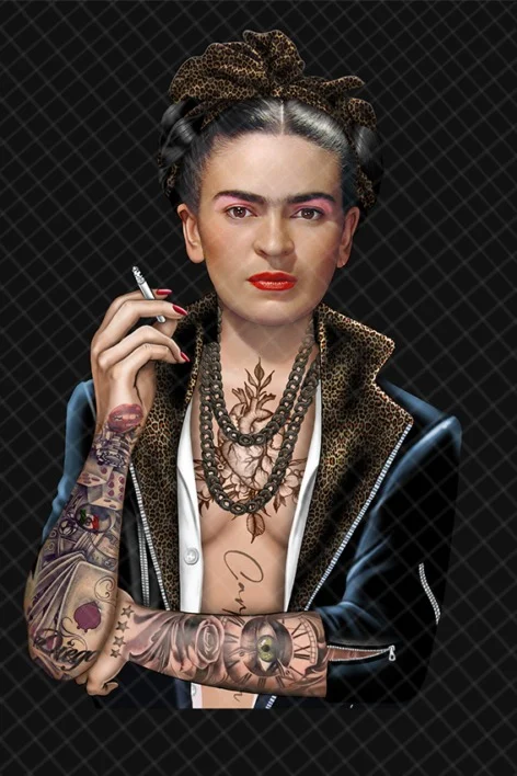 LAMINA FRIDA KAHLO