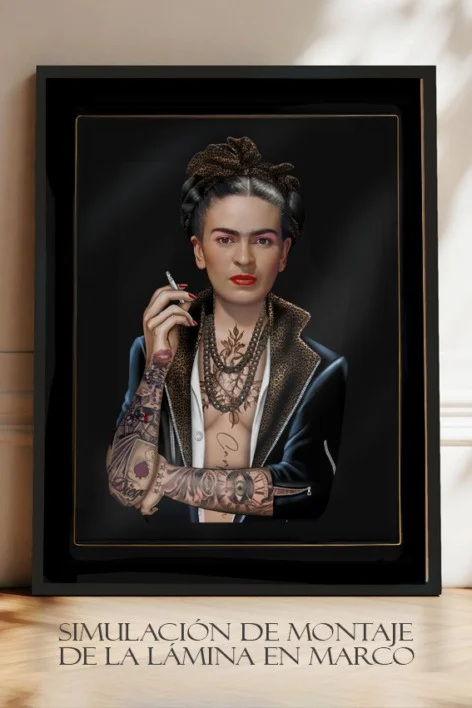 LAMINA FRIDA KAHLO
