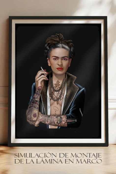 LAMINA FRIDA KAHLO